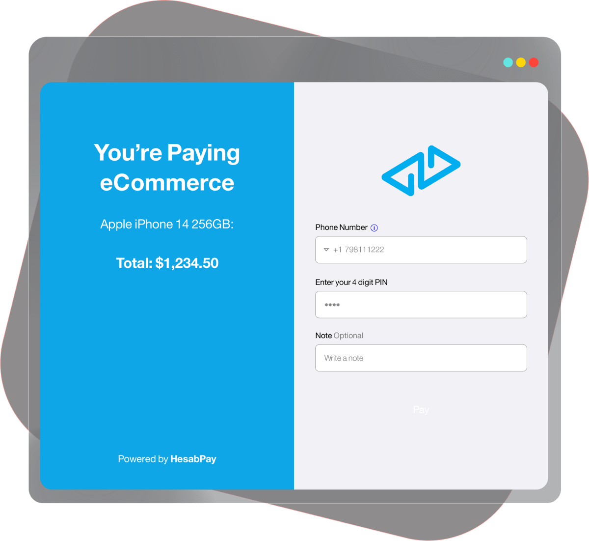 HesabPay Developer Portal preview