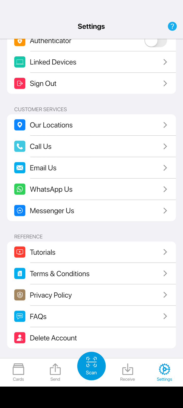 Navigate to Settings